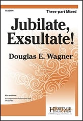 Jubilate, Exsultate! Three-Part Mixed choral sheet music cover